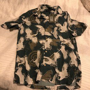 All Saints Button Down - short sleeve
